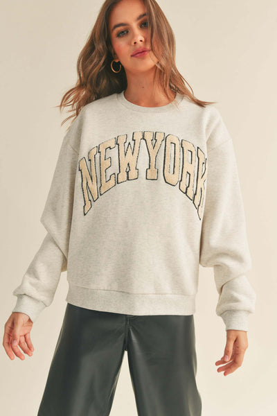 The New York Letter Patch Sweatshirt
