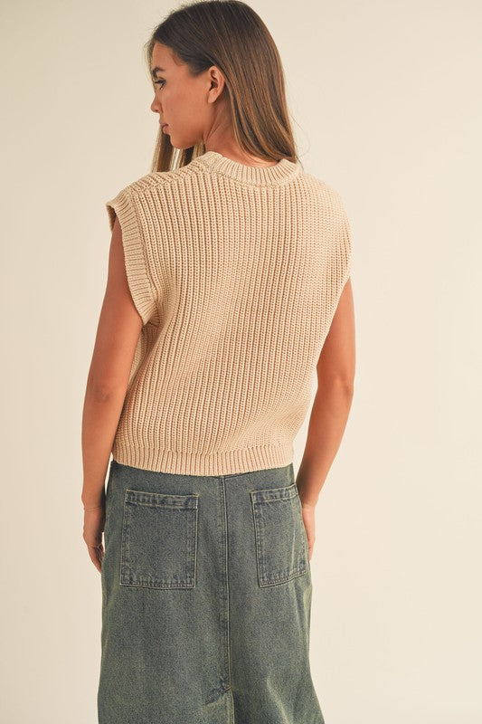 The Opportunity Knocks Knit Sweater Top
