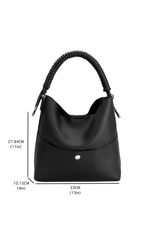 The Molly Recycled Vegan Leather Shoulder Bag