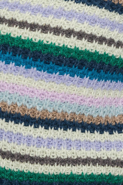 The Common Ground Striped Crop Sweater