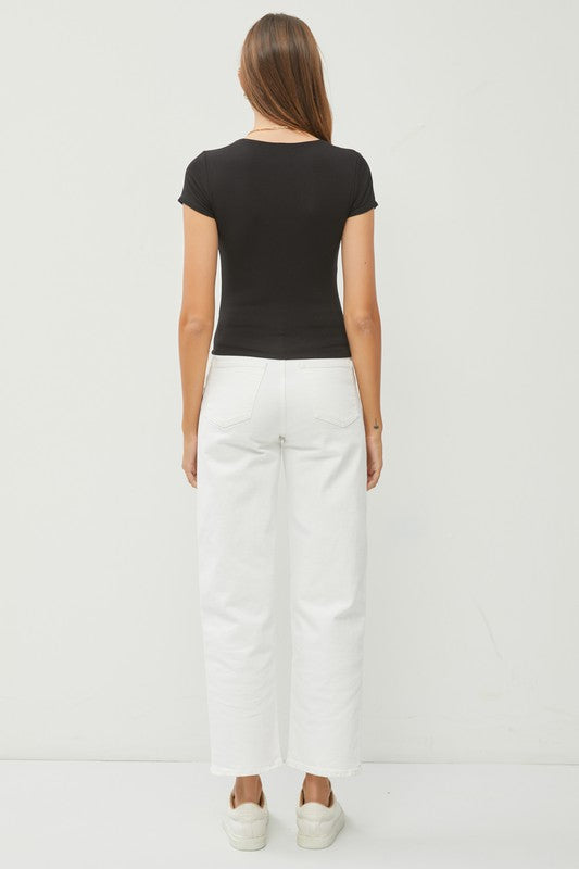 The As Per Usual Classic Square Neck Tee