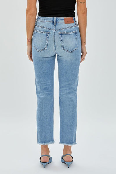The Night Dunes Medium Wash Straight Leg Jeans