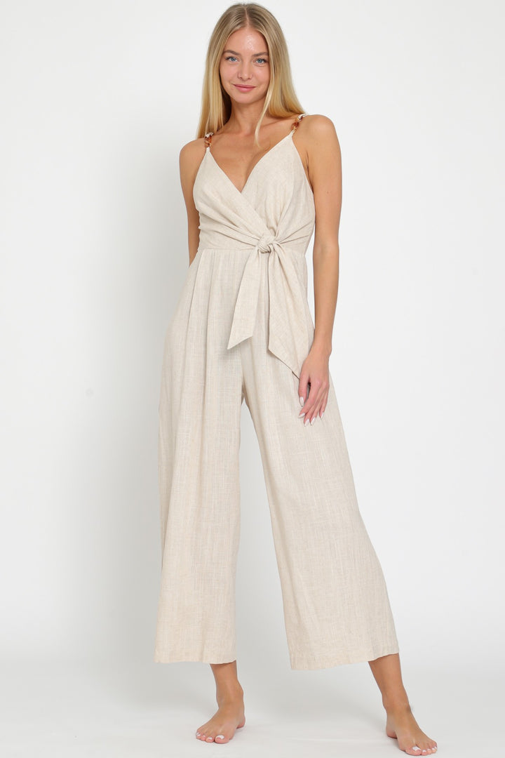 The Streets Of Rome Linen Jumpsuit