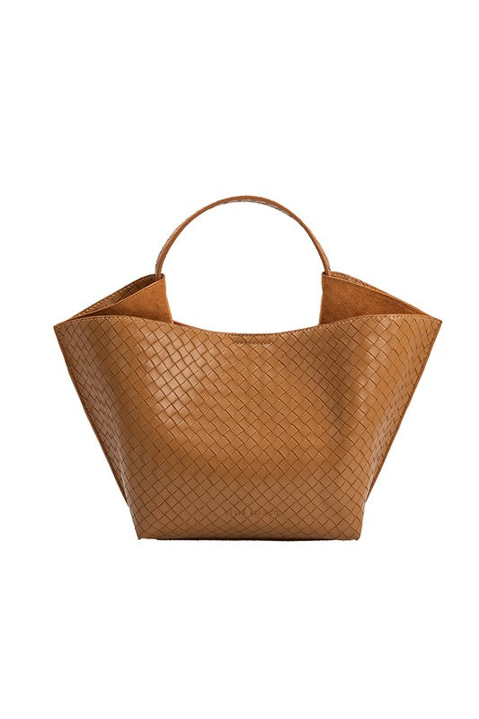 The Terri Recycled Vegan Leather Top Handle Bag