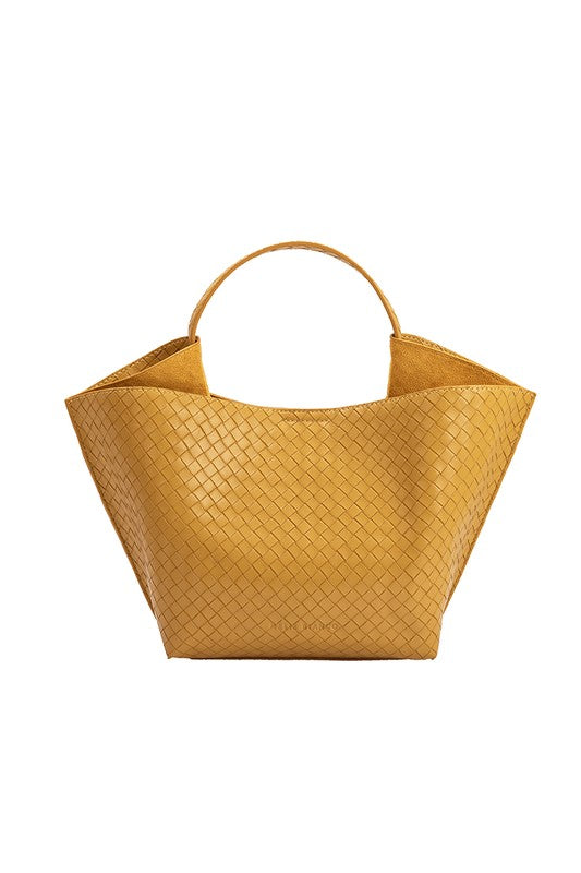 The Terri Recycled Vegan Leather Top Handle Bag