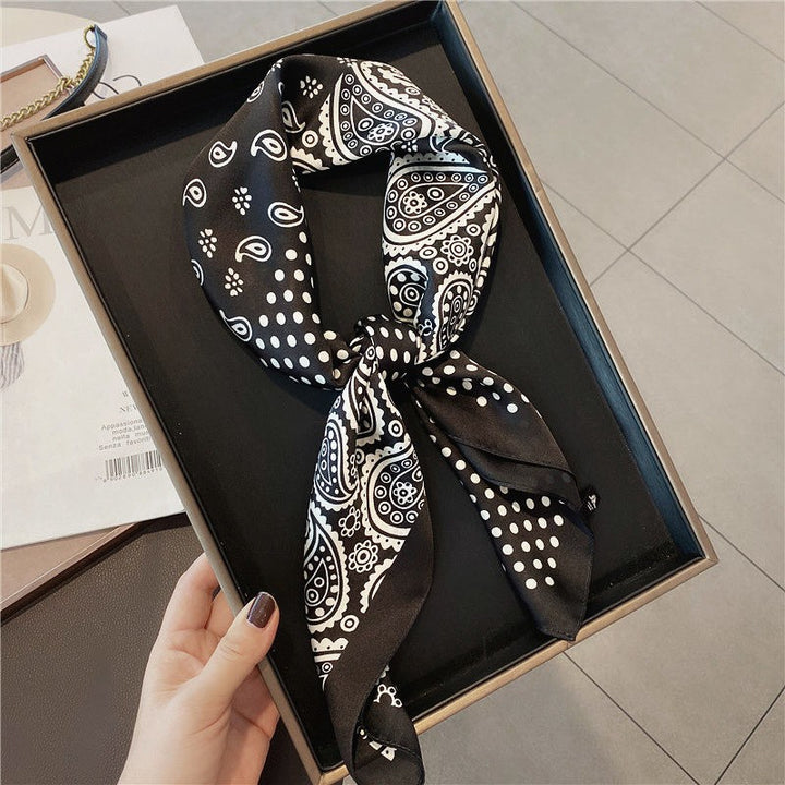 The Sienna Printed Square Silk Scarf