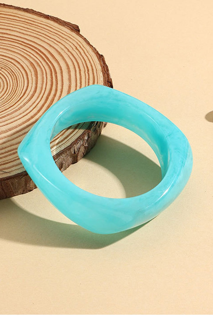 The Geometric Square Resin Bracelet