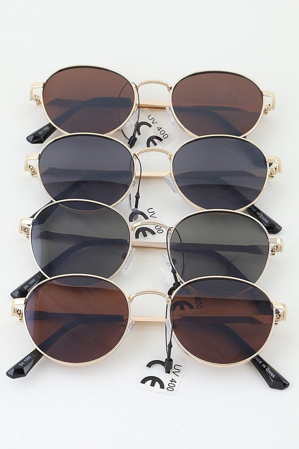 The Modern Girl Round Tinted Sunglasses