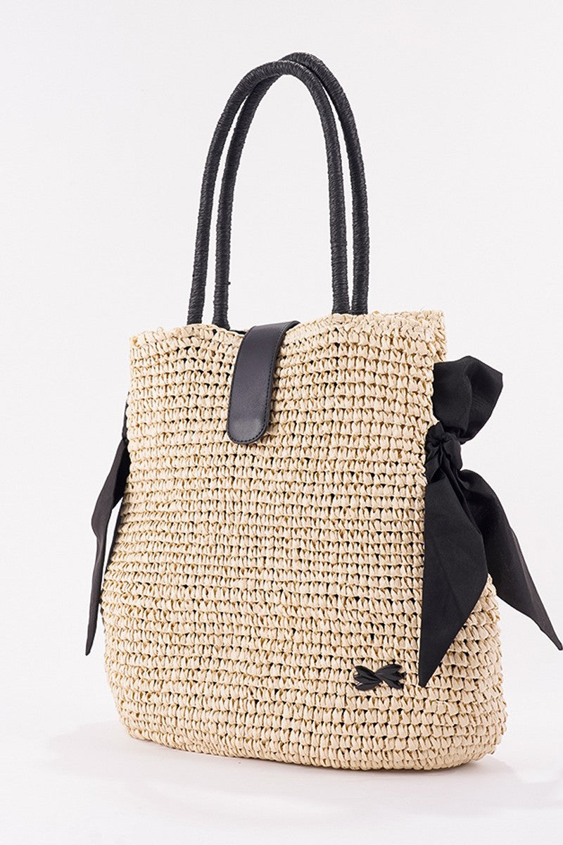 The Santorini Bow Beach Bag