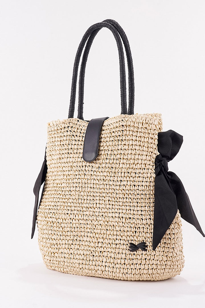 The Santorini Bow Beach Bag