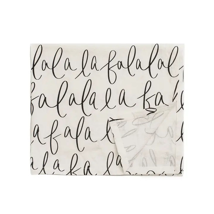 The Fa La La La La Holiday Tea Towel