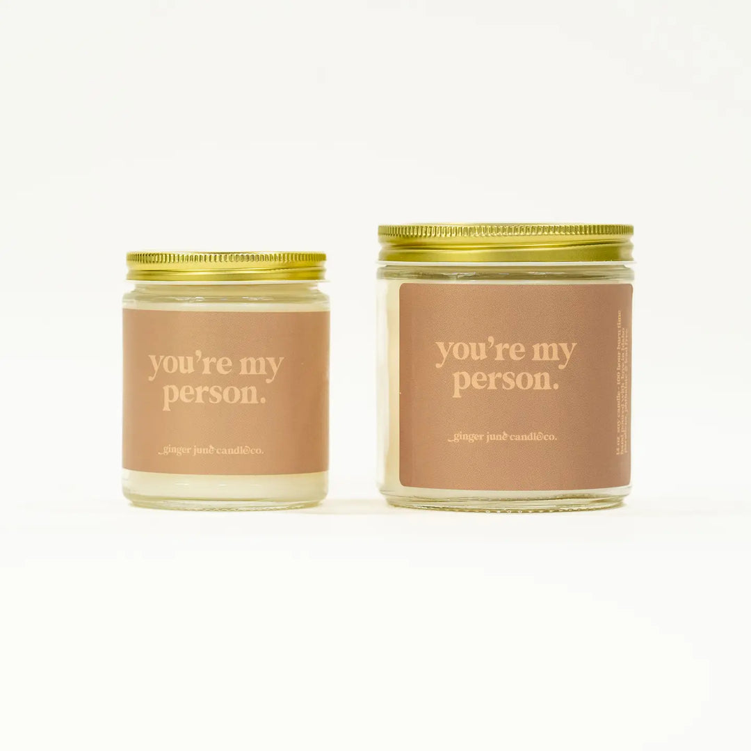 You're My Person * Apricot & Fig Soy Candle