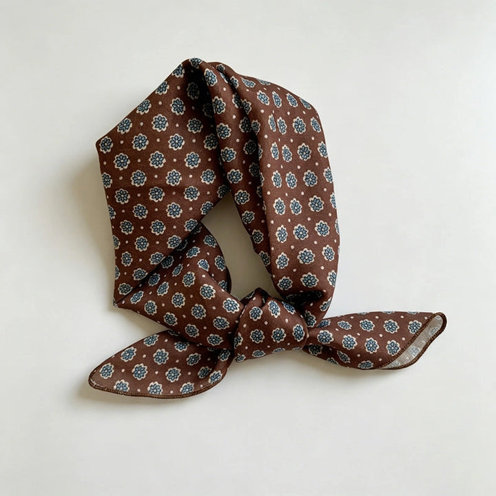 The Coffee & Florals Bandana Scarf