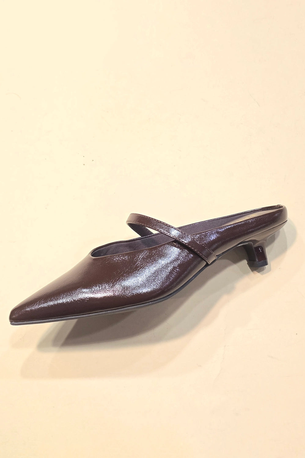 The Mary Jane Pointed-Toe Kitten Heels