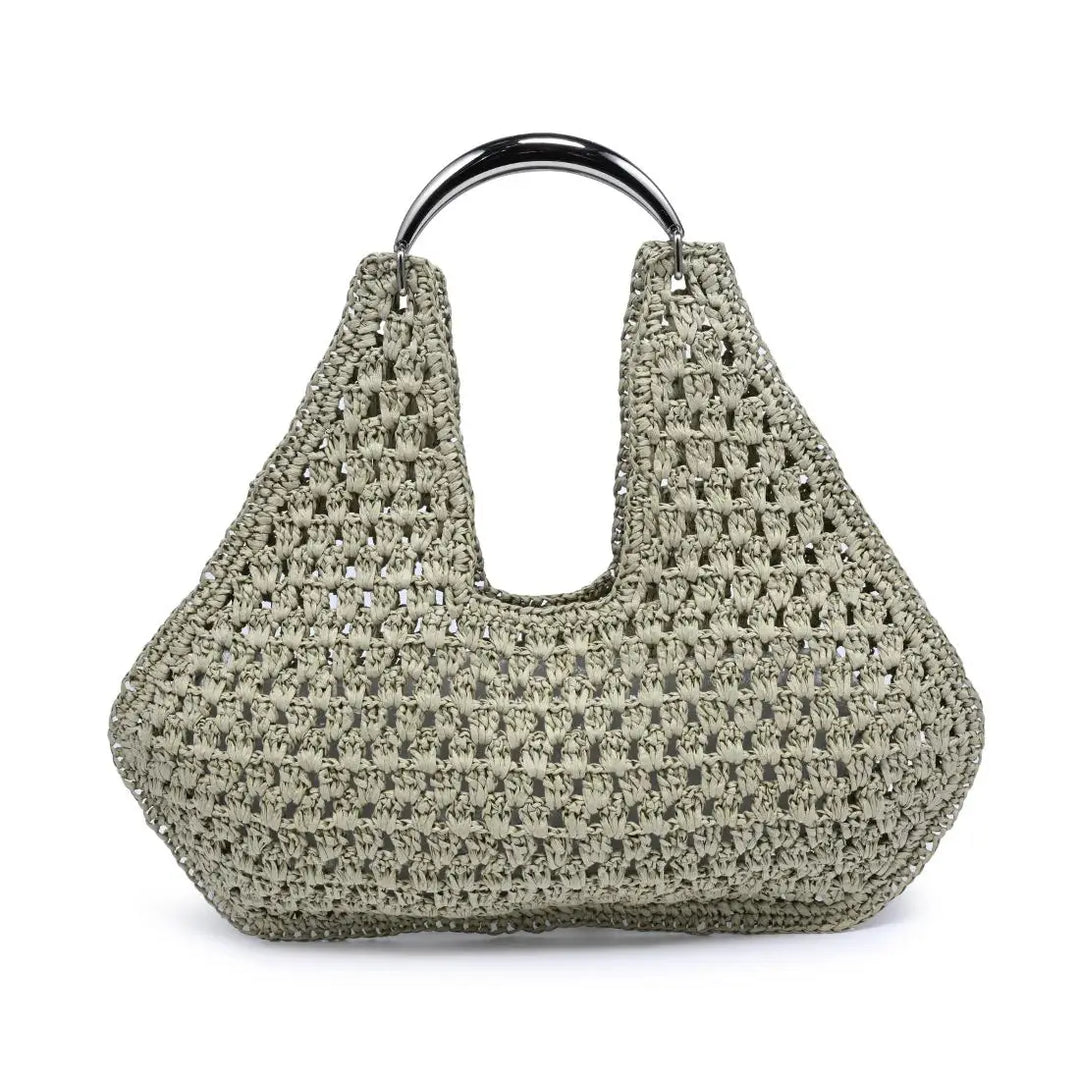 The Iris Woven Hobo Bag