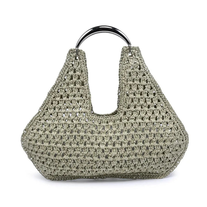 The Iris Woven Hobo Bag