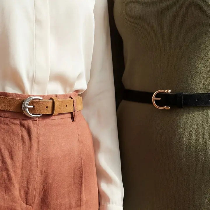 The Black & Brown Vegan Leather Belts
