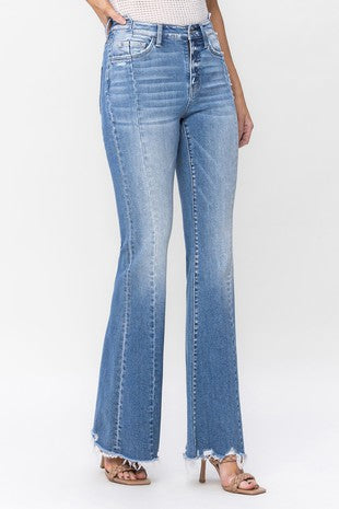 The Tessa High Rise Flared Jeans