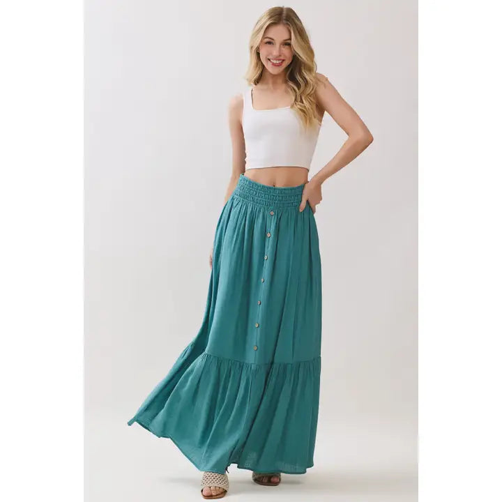 The Always You Tiered Maxi Skirt