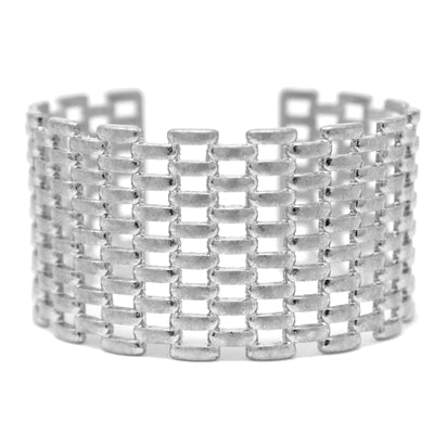 The Worn Silver Cuff Bracelet