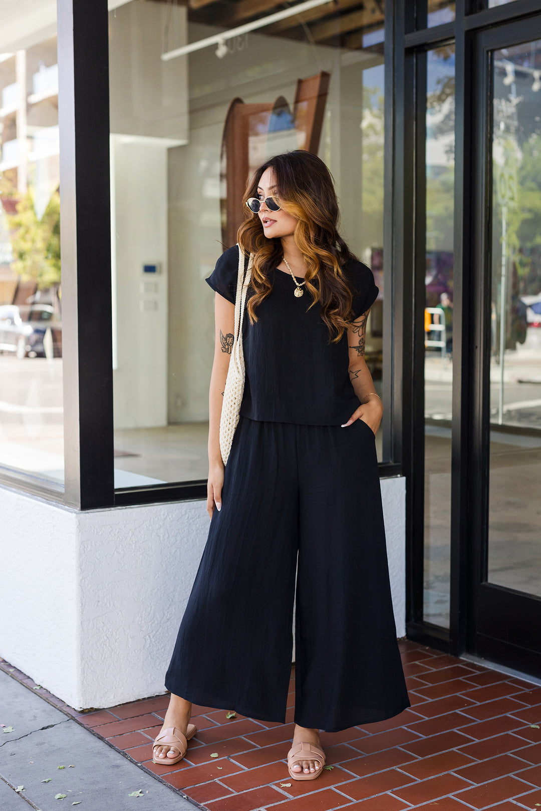 The Black Sand Beaches Short Sleeve Top