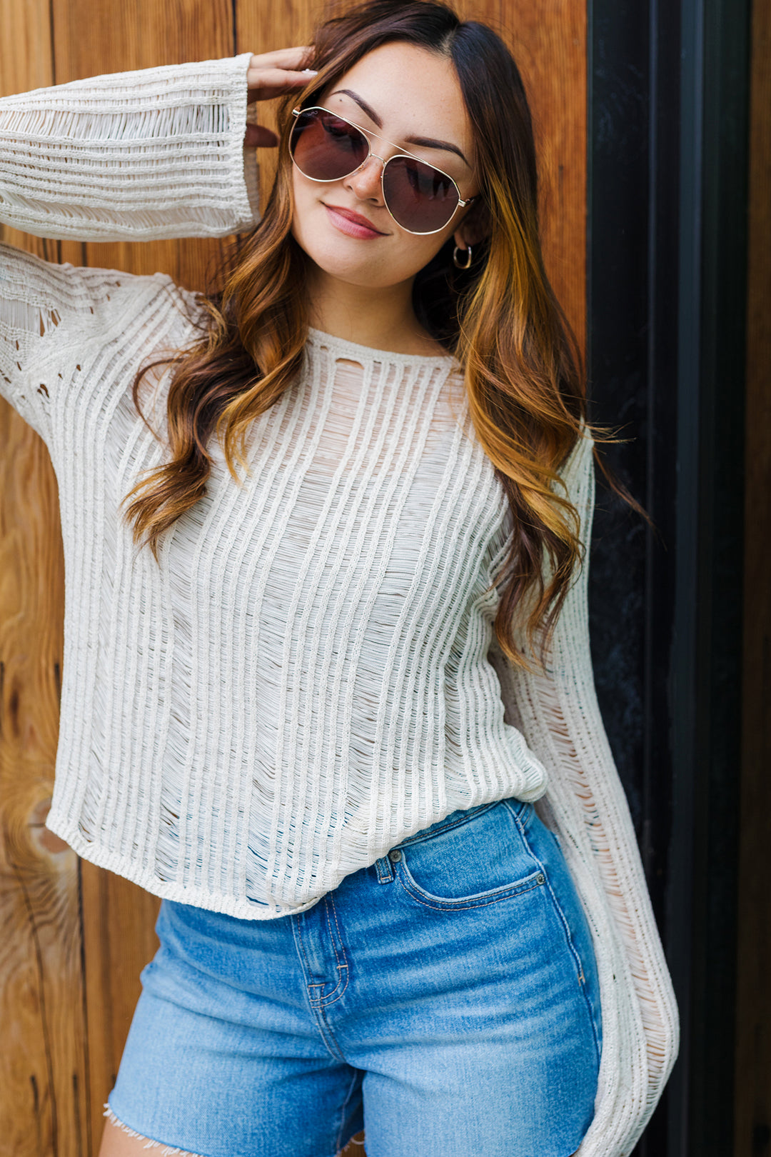 The Salty Air Open Knit Sweater