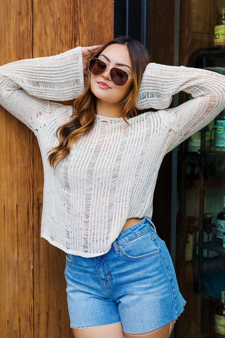 The Long Story Denim Shorts