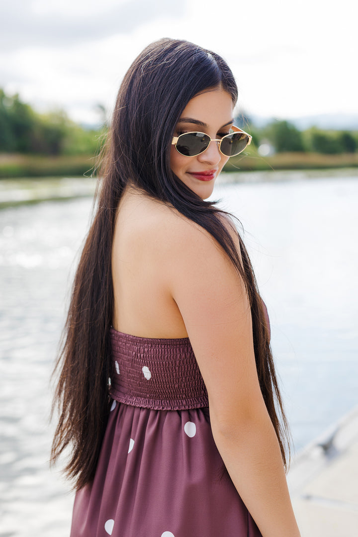 The Spot On Strapless Mini Dress