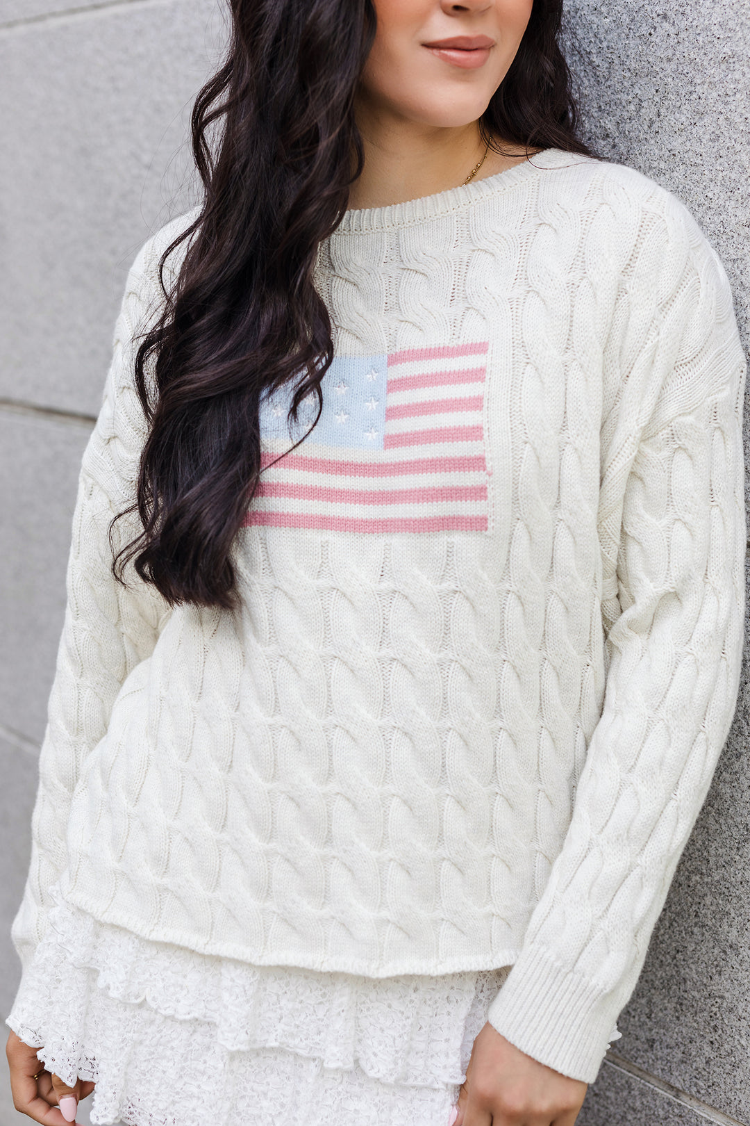 The All American Girl Long Sleeve Sweater