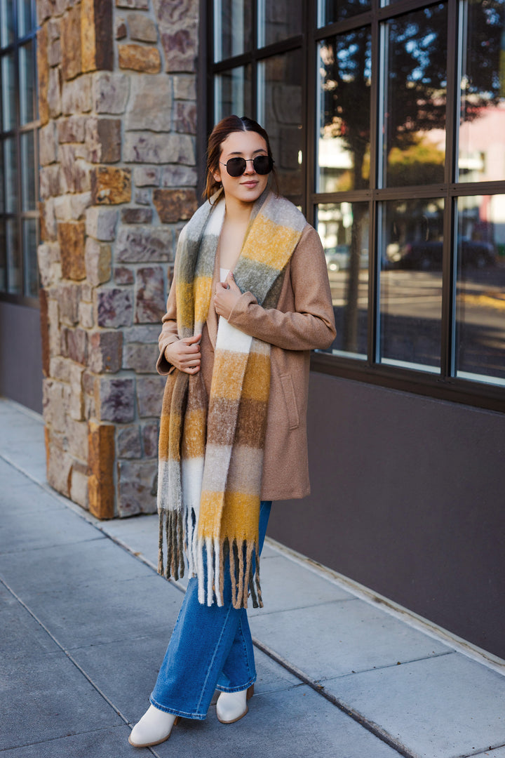 The Cozy Breeze Oversized Fringe Scarf
