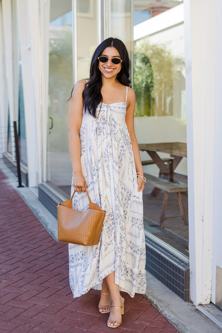 The Blue Skies Ahead Tiered Maxi Dress