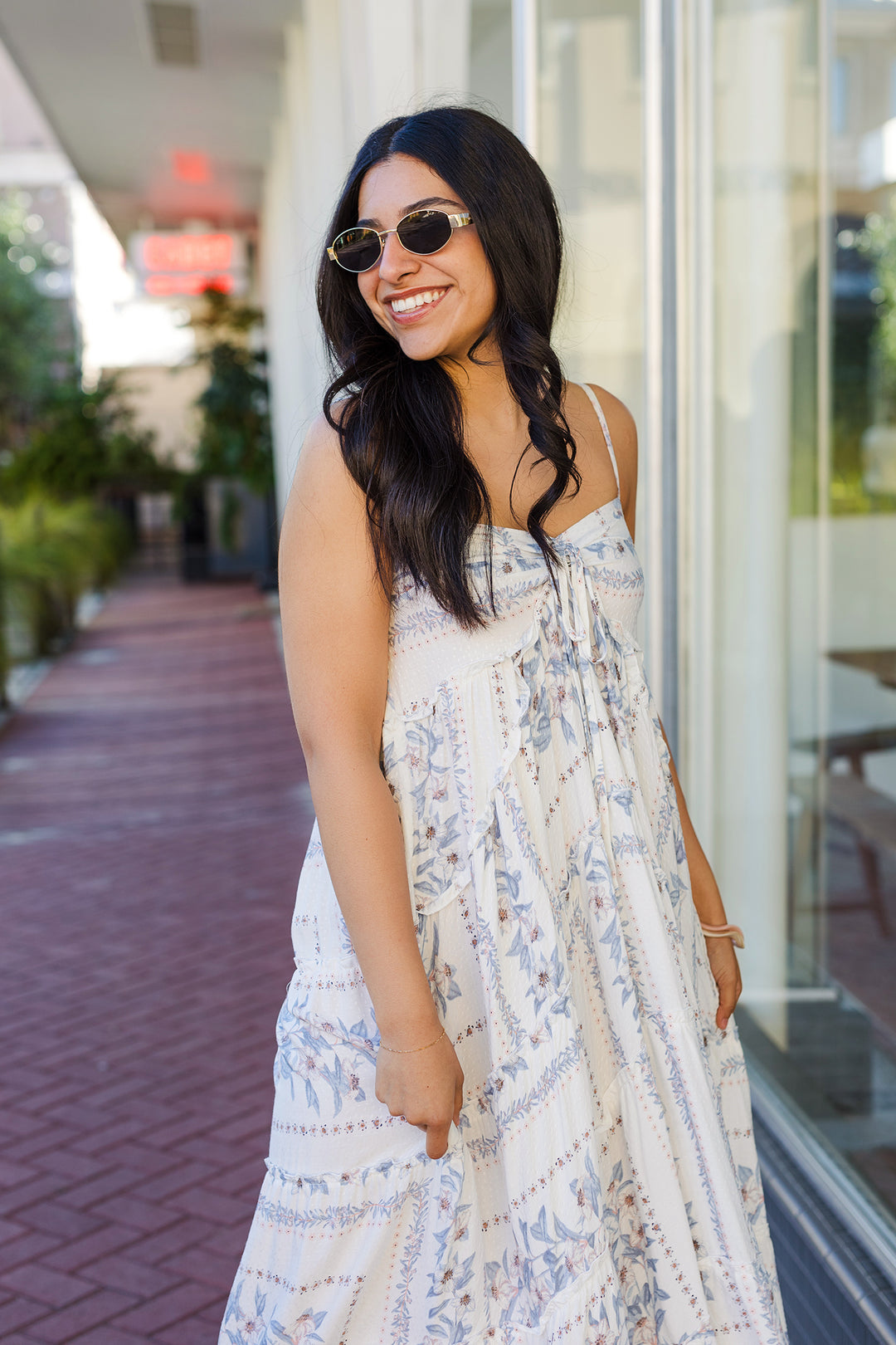 The Blue Skies Ahead Tiered Maxi Dress