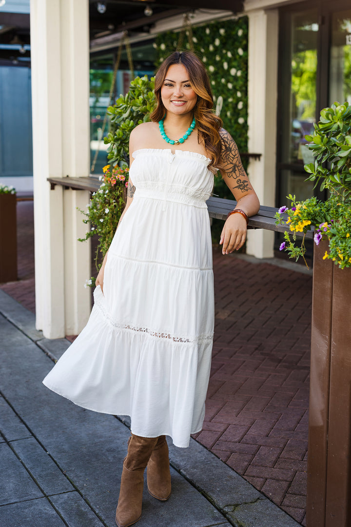The Resort Ready White Maxi Dress