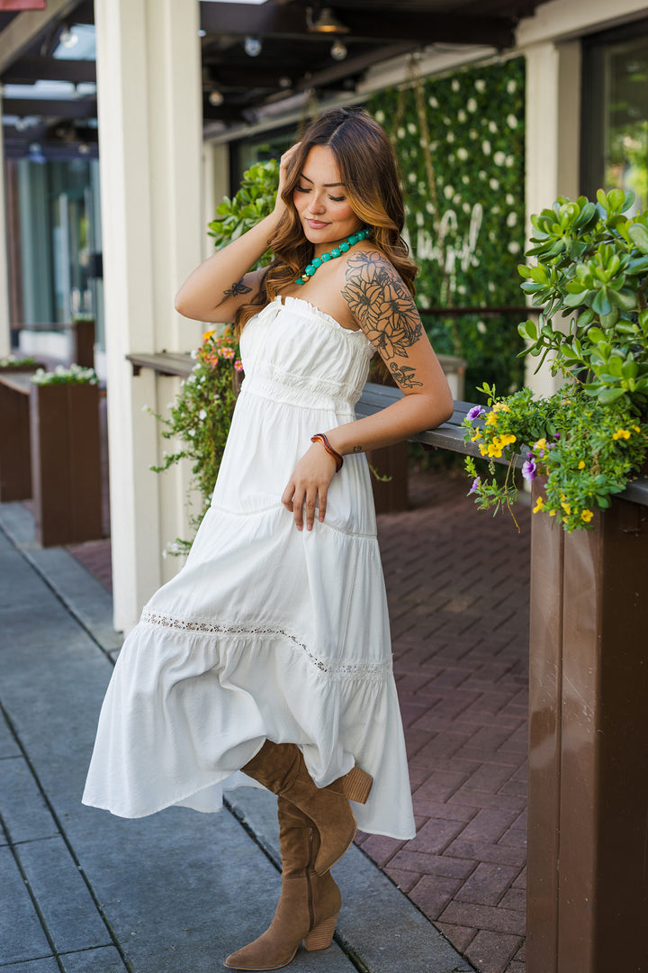 The Resort Ready White Maxi Dress