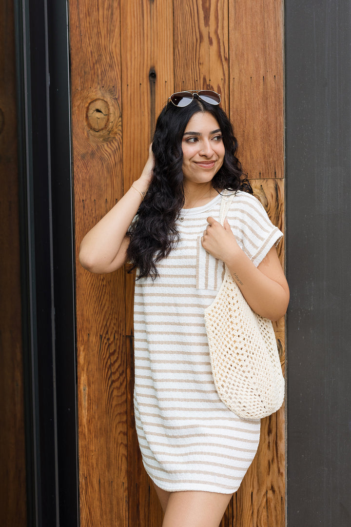 The Stripe & Go T-Shirt Dress
