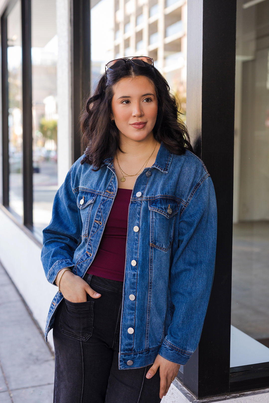 The Hometown Oversized Denim Jacket