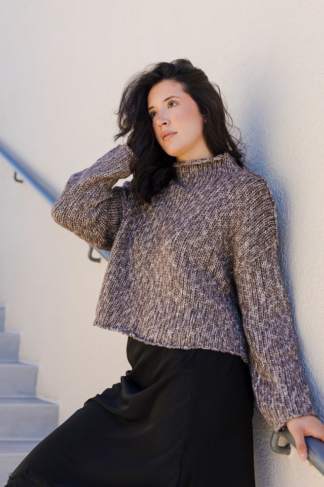 The Winter Lover Rolling Hem Sweater
