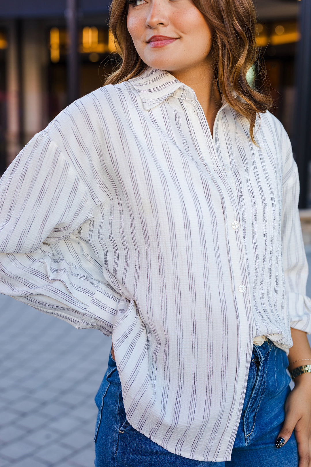 The Stay In The Lines Button Up Shirt