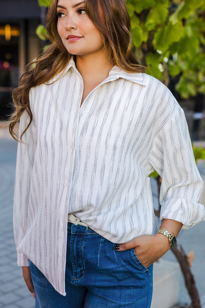 The Stay In The Lines Button Up Shirt