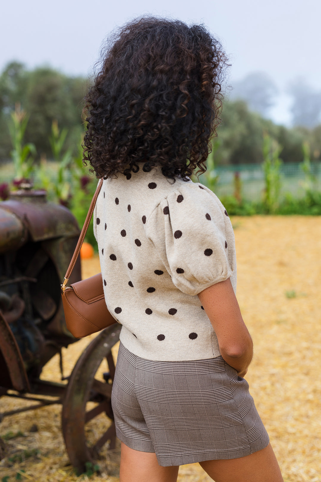The Glen Check Wrap Mini Skort