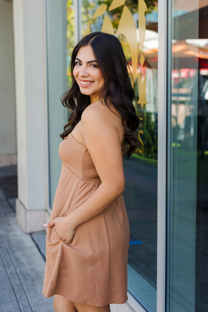 The Sage And Sand Mini Dress