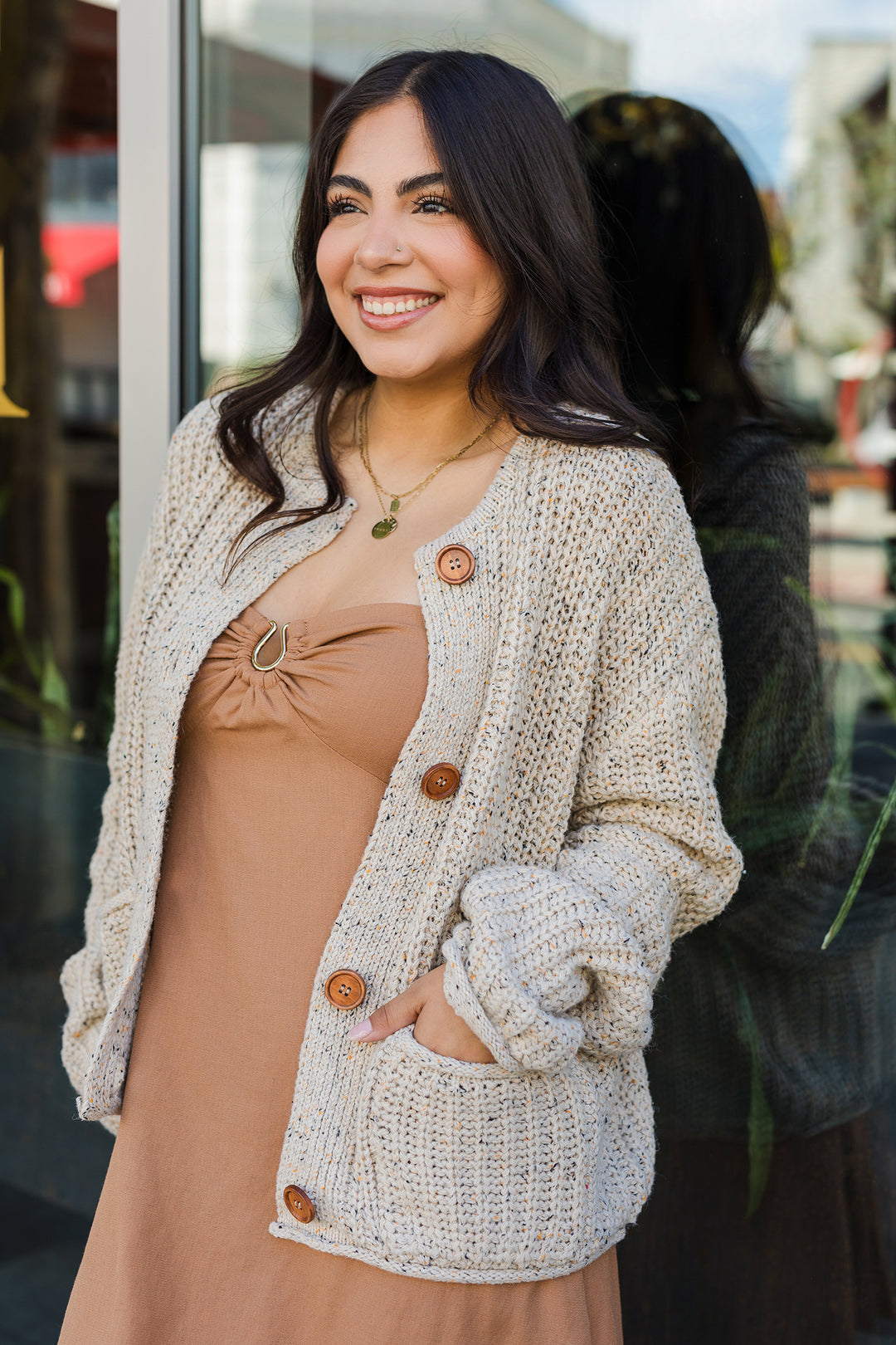 The Marley Button Down Chunky Knit Cardigan