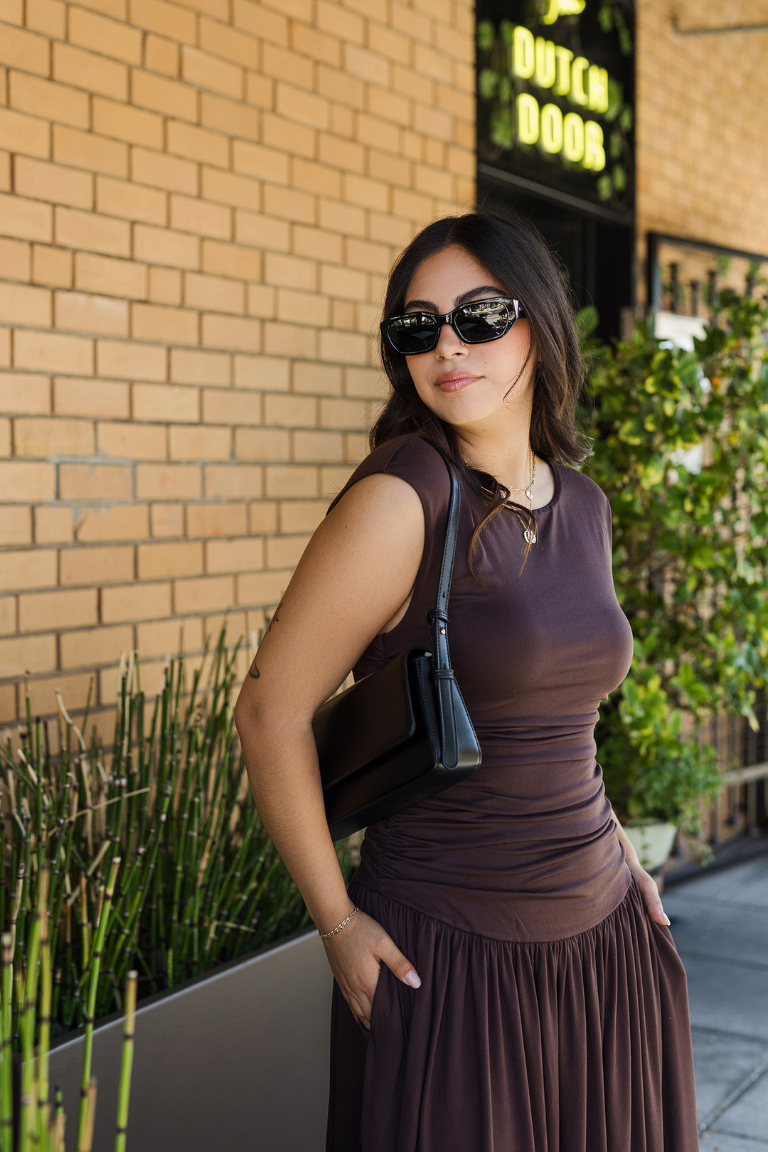 The Willow Drop-Waist Midi Dress