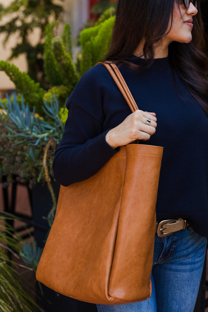 The Tote-Ally Essential Vegan Leather Bag