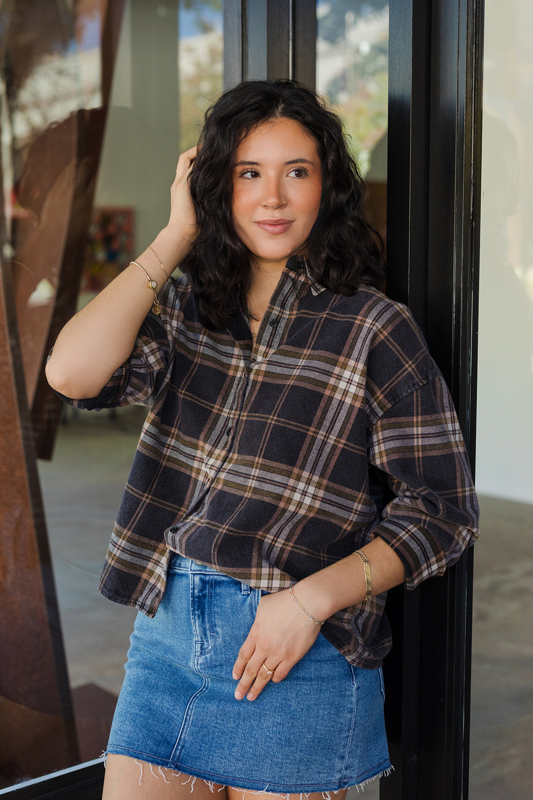 The Old Favorite Cropped Flannel