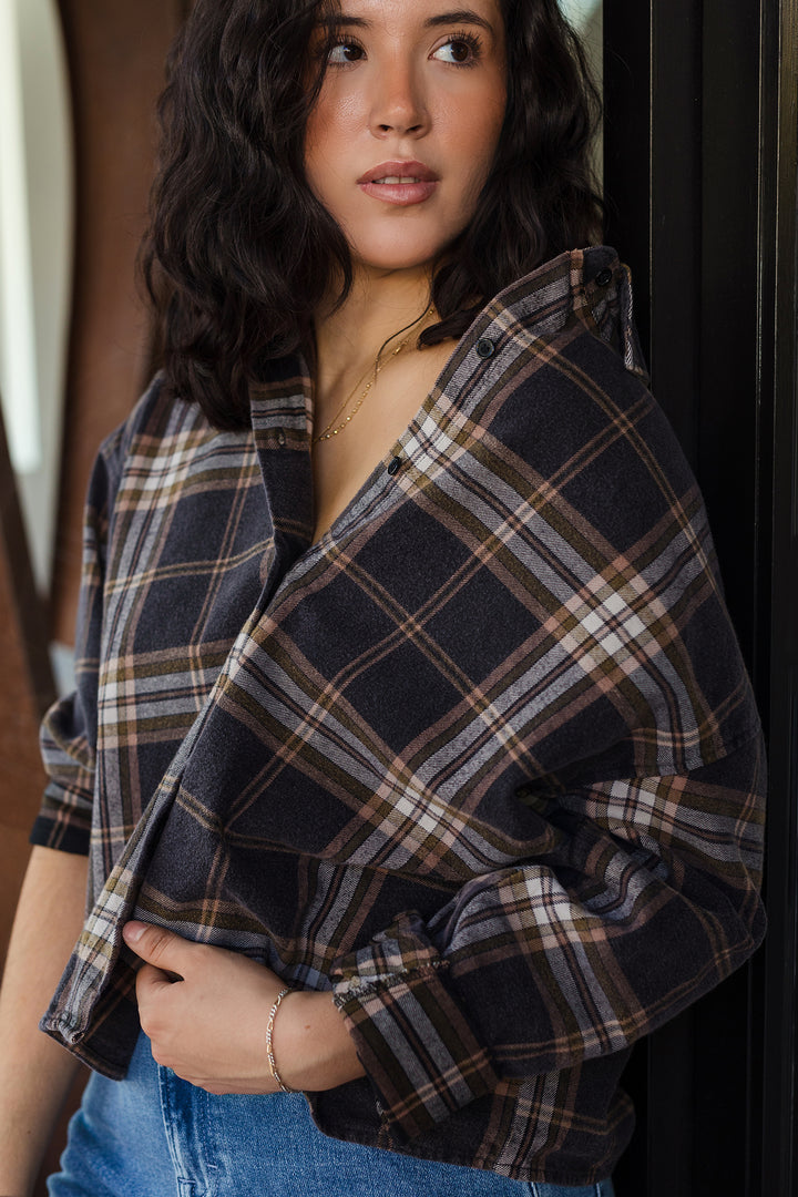 The Old Favorite Cropped Flannel