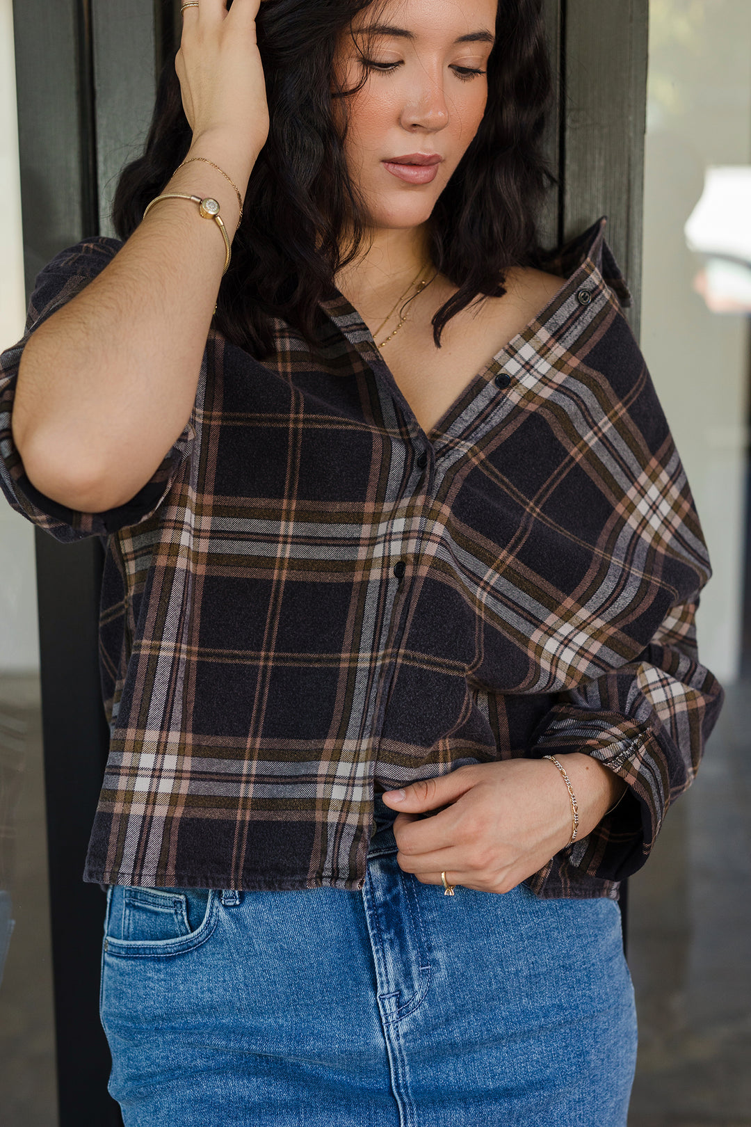The Old Favorite Cropped Flannel