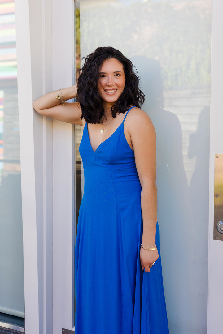 The Molly Open Back Maxi Dress