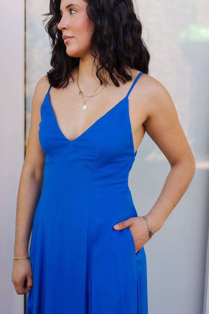 The Molly Open Back Maxi Dress