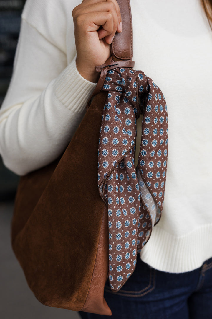 The Coffee & Florals Bandana Scarf